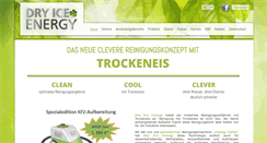 Desktop Screenshot of dryiceenergy.com